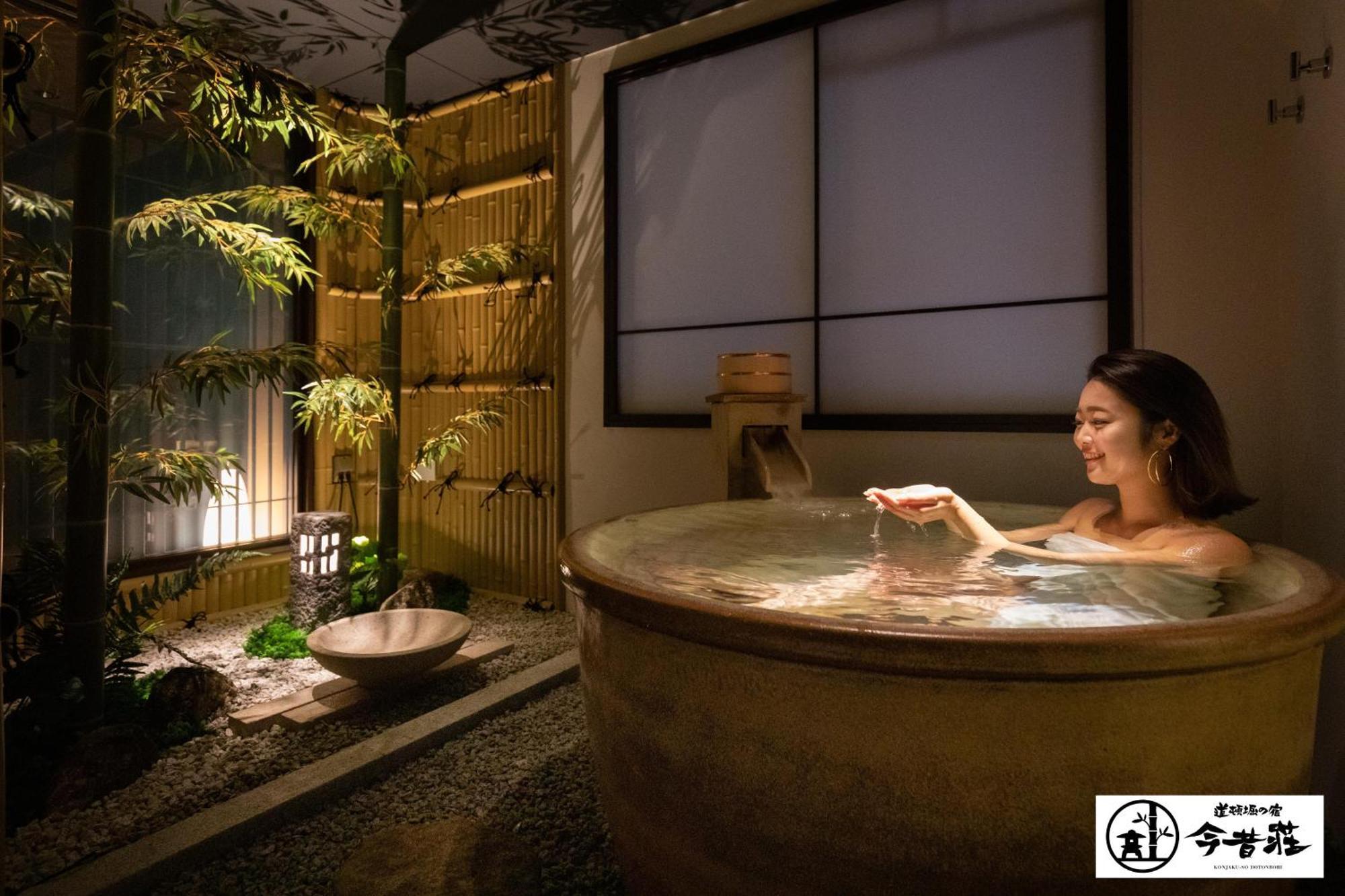 Konjaku-So Dotonbori Garden Spa Stay Осака Экстерьер фото
